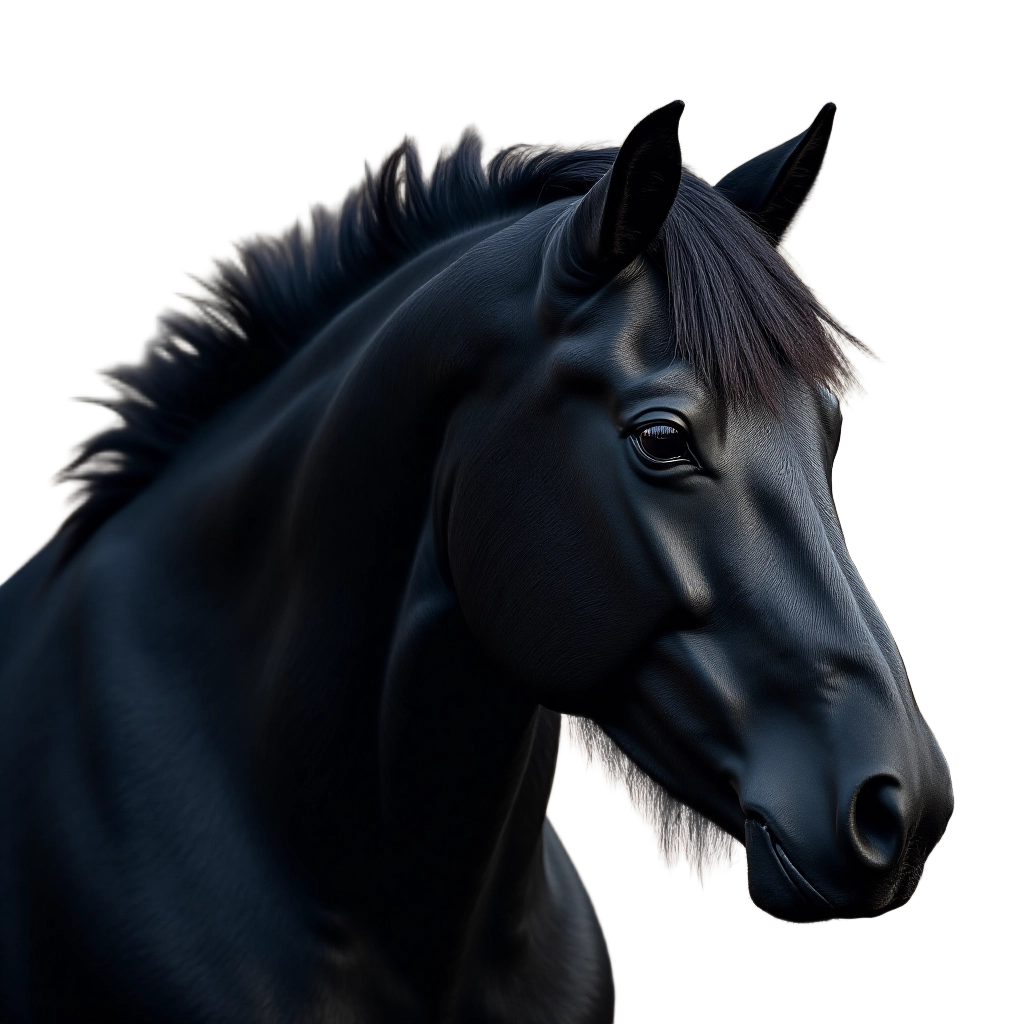 Majestic Black Horse